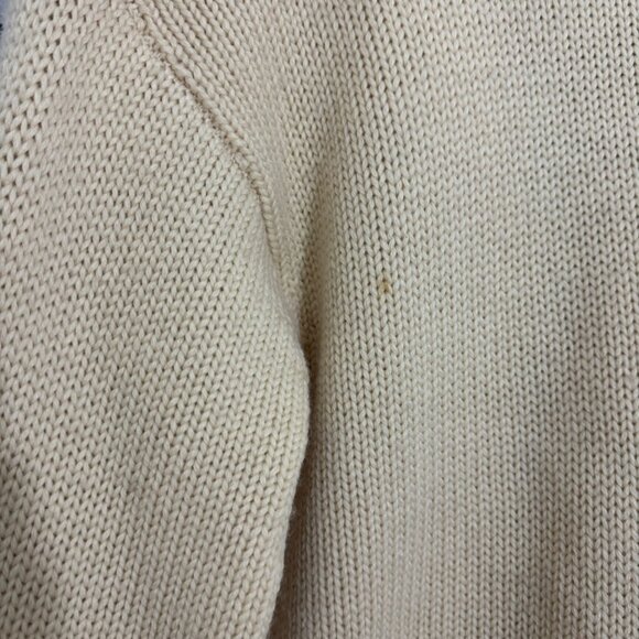 Unisex Vintage Wool Blend Cardigan With Pockets & Buttons Oversized Sweater - Picture 7 of 10